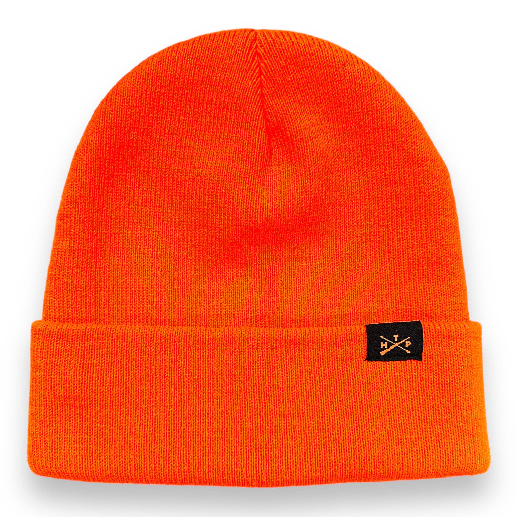 Hunting beanie orange top