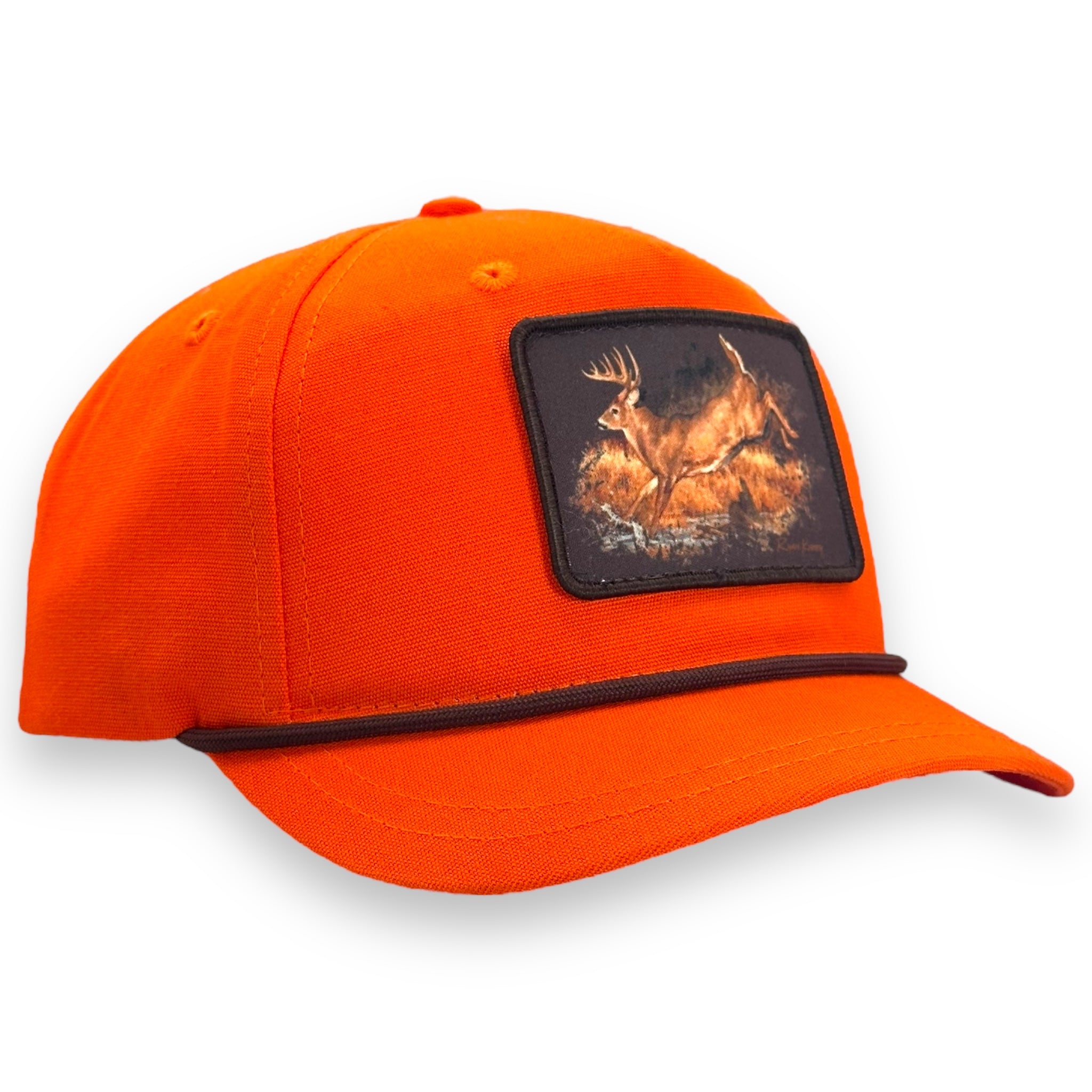 Short Bill Hat Blaze Orange The Woodsguys1
