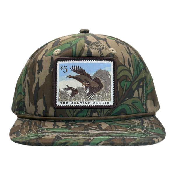 THP Turkey Stamp Rope Hat - Greenleaf