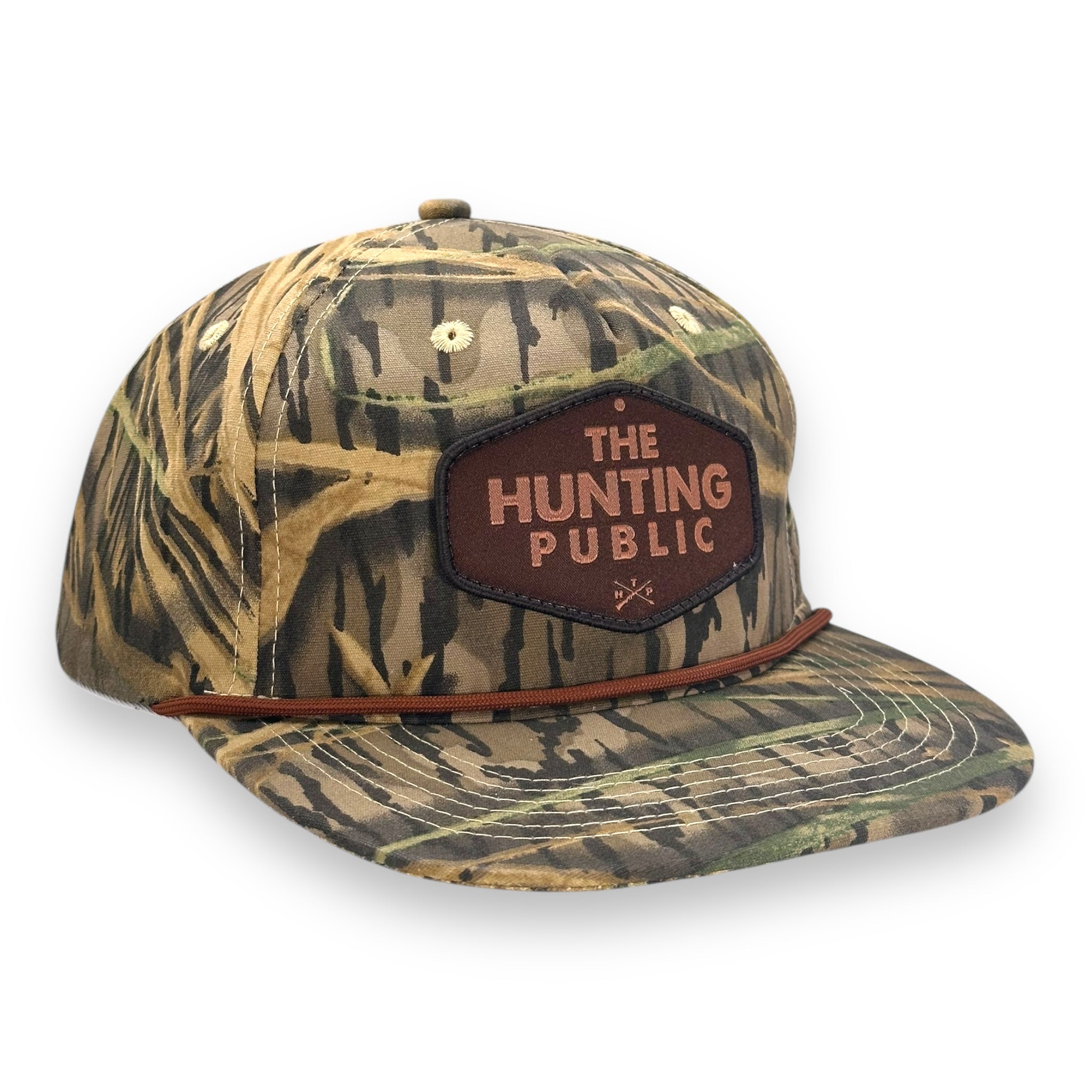 rope hats trucker hats for big heads THP Rope Hat Shadowgrass/Core Logo The Woodsguys