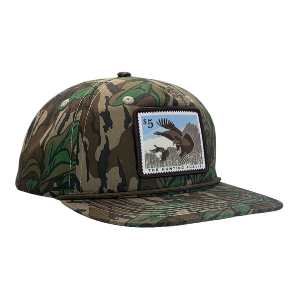 THP Turkey Stamp Rope Hat - Greenleaf