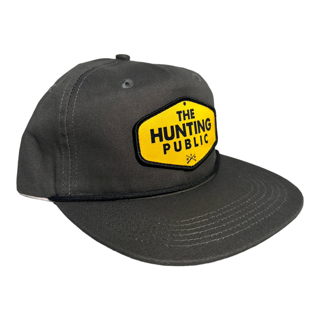 THP Rope Hat - Gunmetal/Core Logo