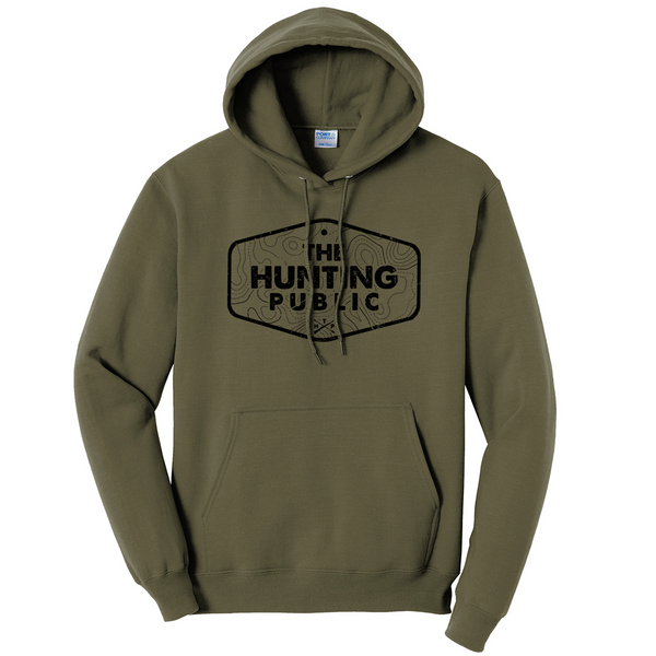 Topo Logo Hoodie - Olive Green