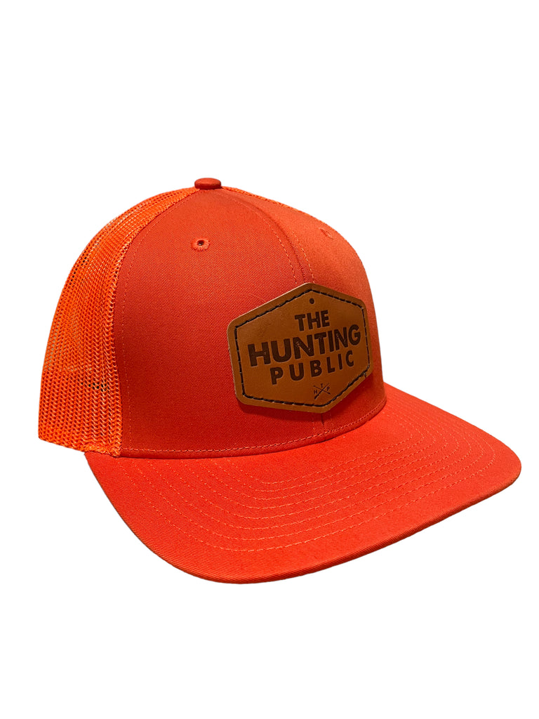 THP Leather Patch Hat - Blaze Orange