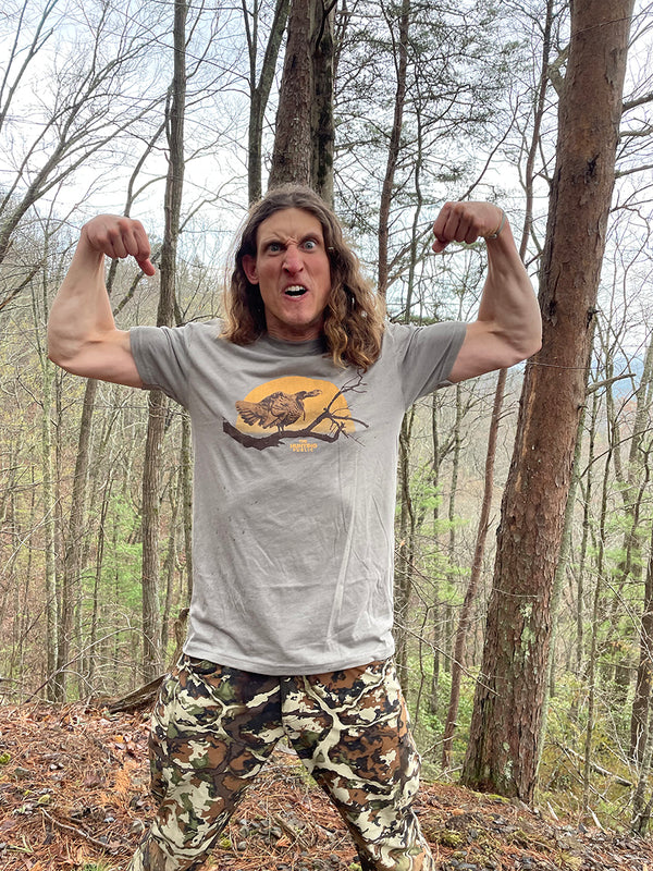 Roosted T-Shirt - Stone Grey